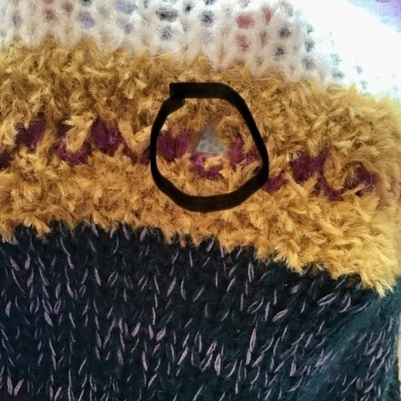 Caslon Striped V-Neck Knit Sweater Womens XS Colorblock Pullover Coastal Preppy - Picture 11 of 11